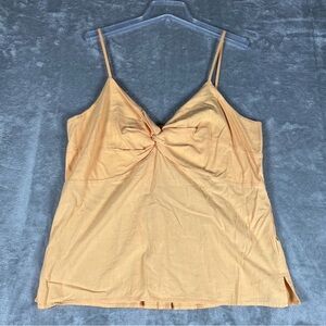 Old Navy Peach Twist-Front smocked back Camisole